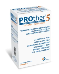 Prother 5 concentrato di proteine isolate dal siero di latte 14 buste da 5g