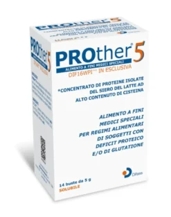 Prother 5 concentrato di proteine isolate dal siero di latte 14 buste da 5g
