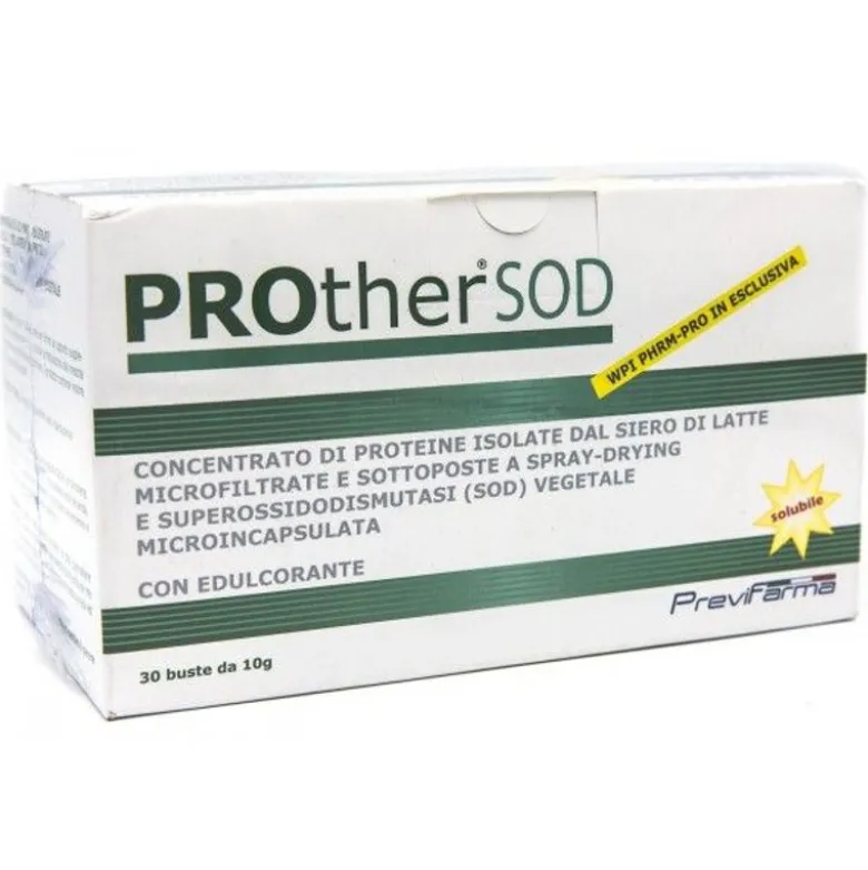 Prother Sod fornisce un apporto supplementare di proteine 30 bustine