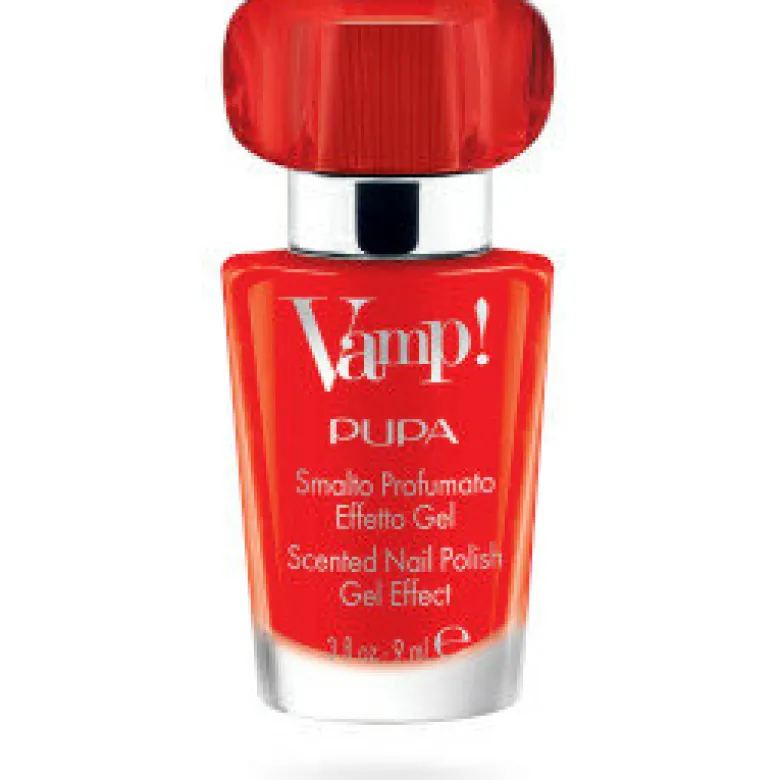 Pupa Vamp! Smalto Profumato Effetto Gel 201 Fire Red 9ml
