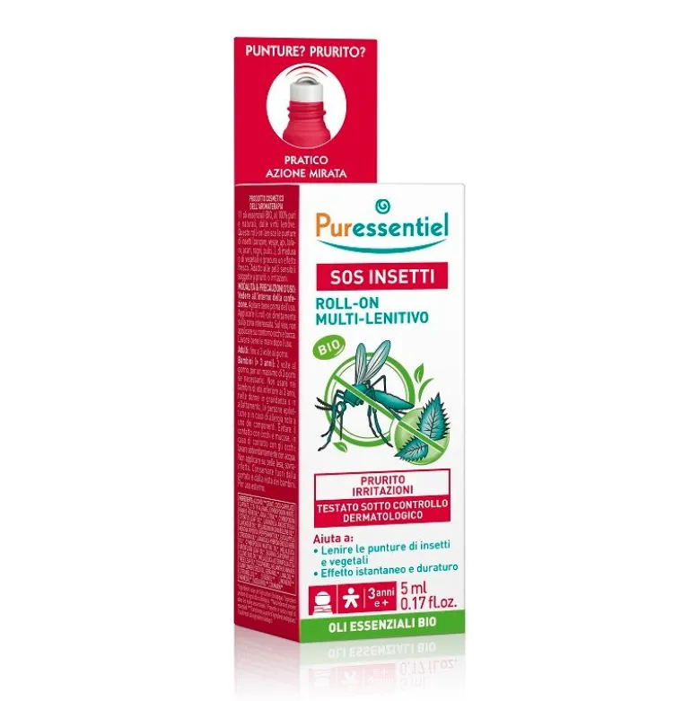 Puressentiel SOS Insetti roller multi-lenitivo Bio 5ml