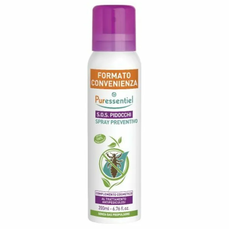 Puressentiel SOS Pidocchi spray preventivo 200ml