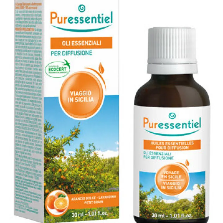 Puressentiel Viaggio in Sicilia oli essenziali per diffusione 30ml