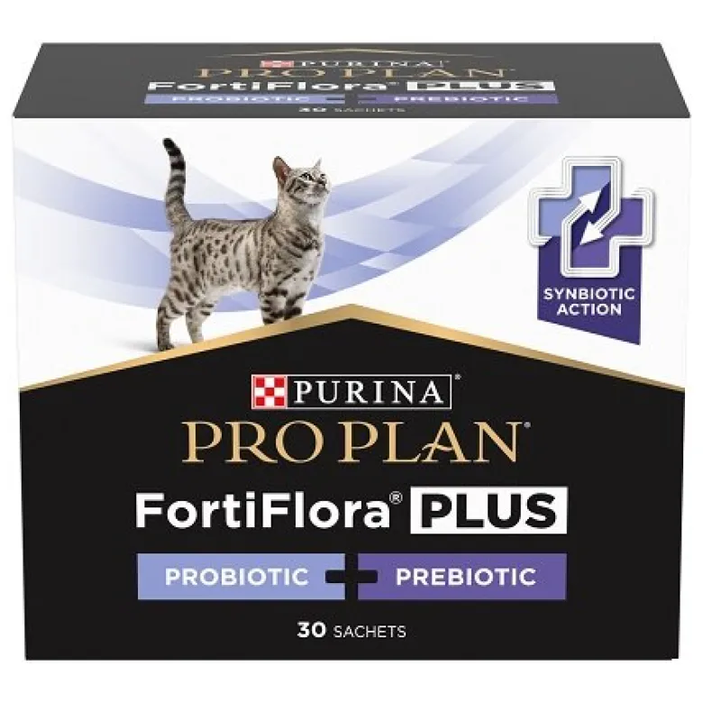 Purina Pro Plan Gatto Fortiflora Plus Probiotic + Prebiotic 30 Buste 1,5g