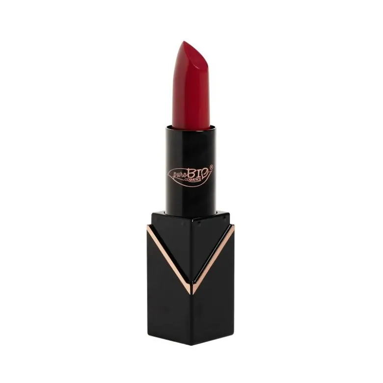 PuroBio Creamy Matte Lipstick rossetto semi opaco n.103 Rosso Fragola