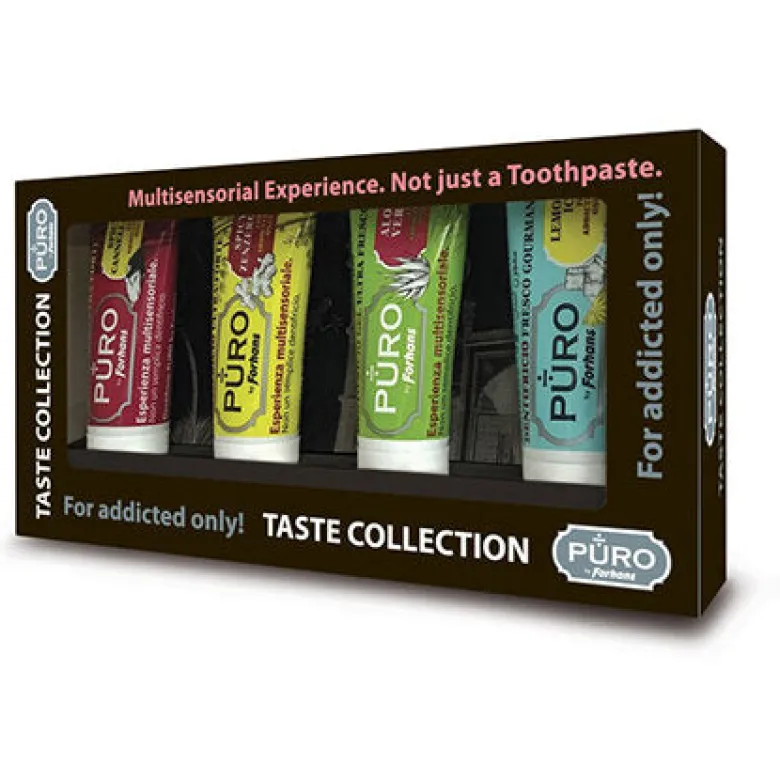 Puro Taste Collection 4 Mini Dentifrici