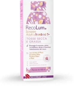 RecoLum Sciroppo Tosse Secca e Grassa 150ml Adulti e Bambini 3+