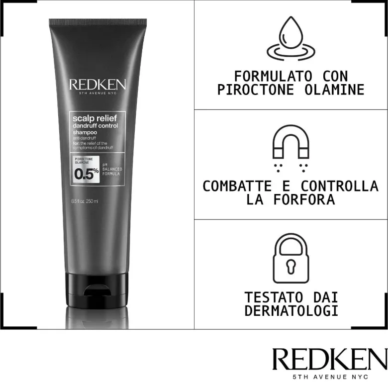 Redken Scalp Anti Dandruff Shampoo per capelli con forfora 250ml