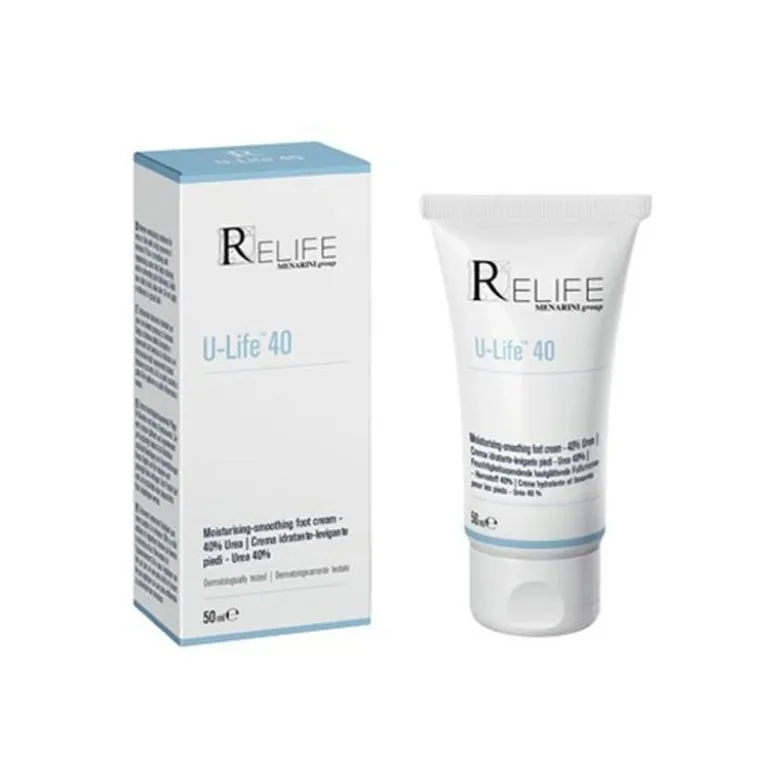Relife U-Life 40 Crema Idratante Levigante Per I Piedi 50ml