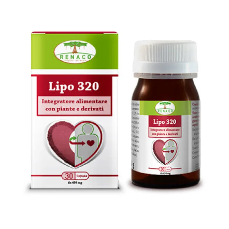 Renaco Lipo 320 per il controllo dei livelli di colesterolo 30 capsule