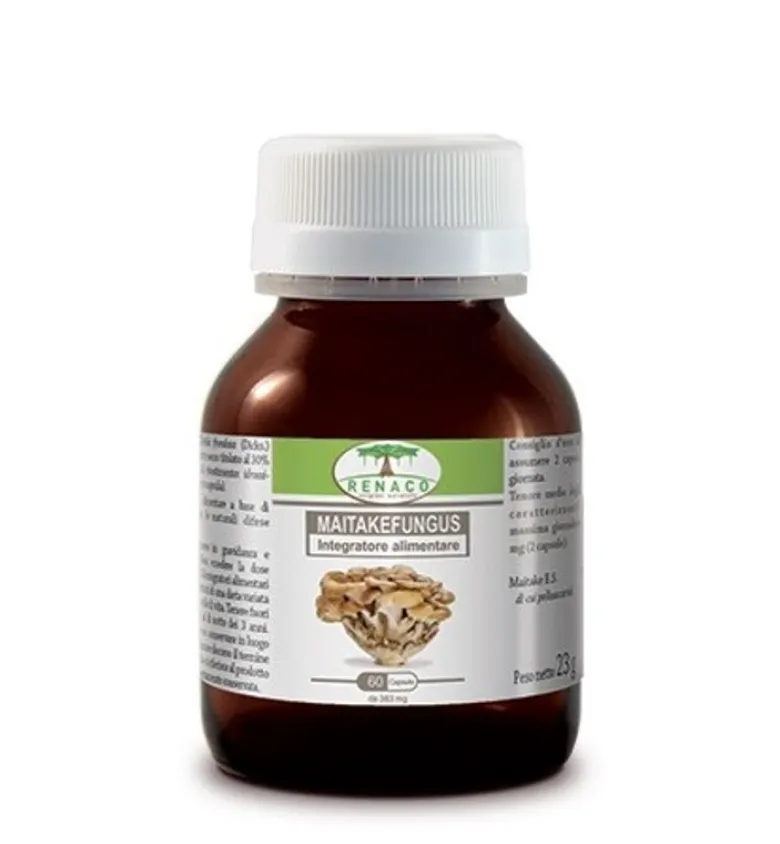 Renaco Maitake Fungus per il sostegno del sistema immunitario e del metabolismo 60 capsule