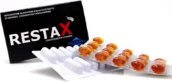 Restax integratore alimentare a base di Serenoa Repens Astaxantina e Proantocianidine 30 capsule +30