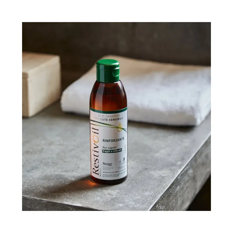 Restivoil ActivPlus olio-shampoo rinforzante per capelli fragili e sfibrati 250ml
