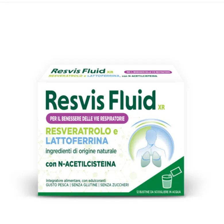 Resvis Fluid XR 12 Buste - Integratore Antiossidante Potente