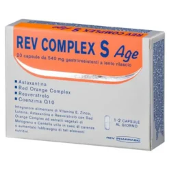 Rev Complex S Age integratore alimentare utile per il benessere della pelle 20 capsule