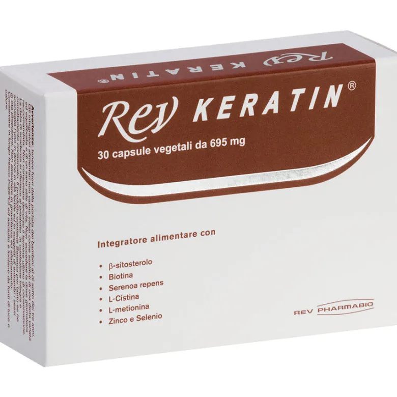 Rev Keratin integratore alimentare per unghie e capelli 30 capsule