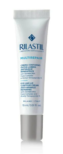 Rilastil Multirepair crema contorno occhi-labbra antirughe riparatrice 15ml