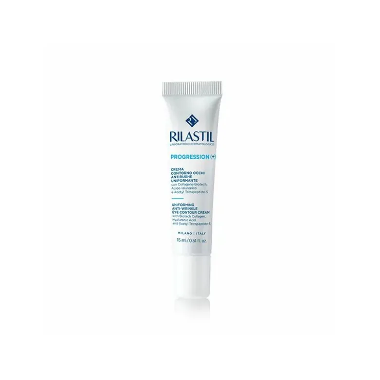 Rilastil Progression (+) crema contorno occhi antirughe uniformante 15ml