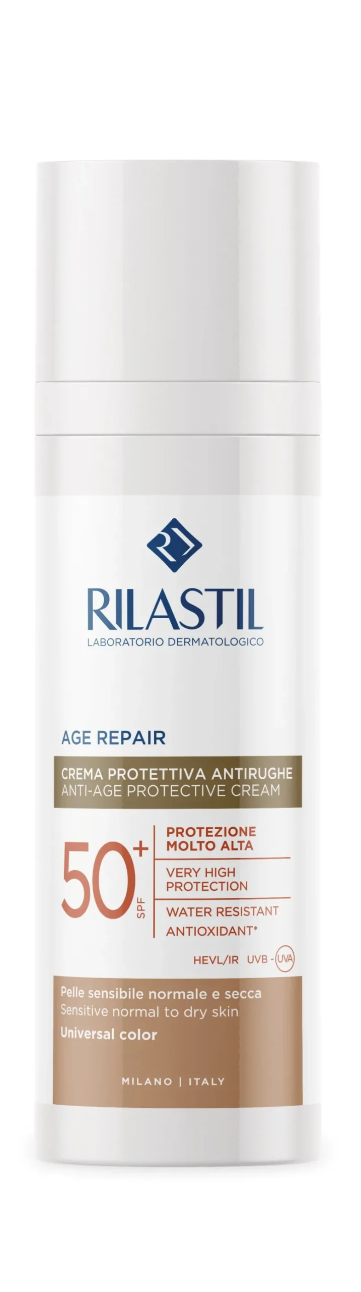Rilastil Sun Age Repair Crema Solare SPF50+ Universal Color 50ml