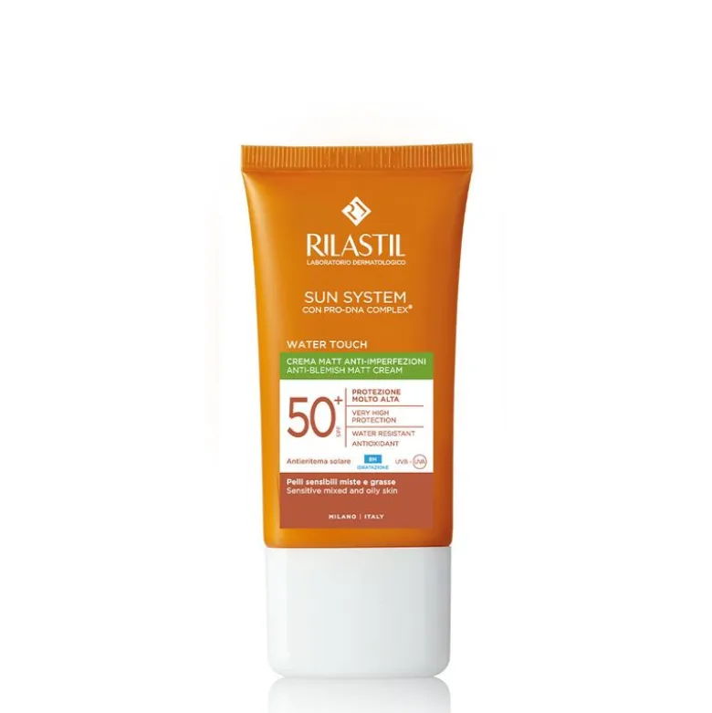 Rilastil Sun System Water Touch crema mat anti-imperfezioni SPF50+ 50ml