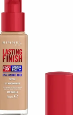 Rimmel Fondotinta Lasting Finish 35h Con Acido Ialuronico 160 Vanilla 30ml
