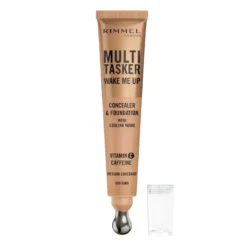 Rimmel Multi-tasker Wake Me Up Correttore & Fondotinta Formula Vegana 050 Sand 20ml
