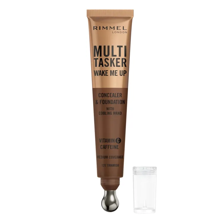 Rimmel Multi-tasker Wake Me Up Correttore & Fondotinta Formula Vegana 120 Tiramisu 20ml