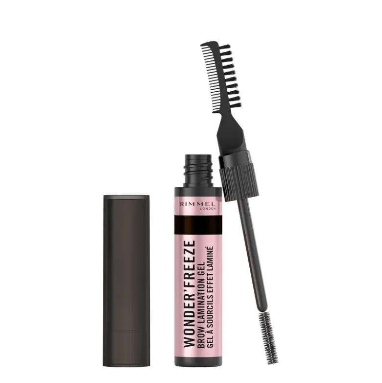 Rimmel Wonder Freeze Brow Lamination Gel Cera Sopracciglia 004 Deep Brown 6g