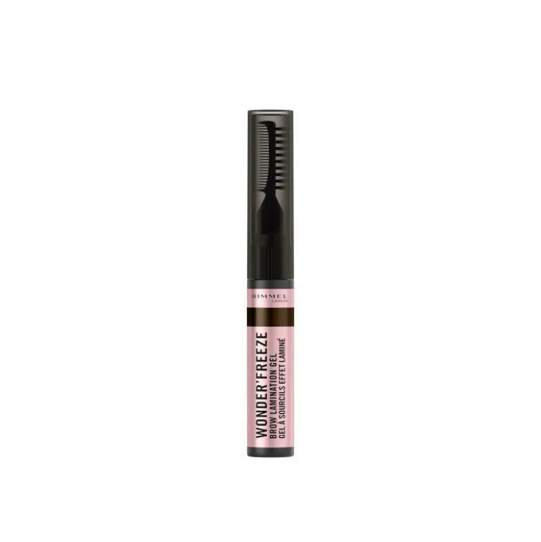 Rimmel Wonder Freeze Brow Lamination Gel Cera Sopracciglia 004 Deep Brown 6g