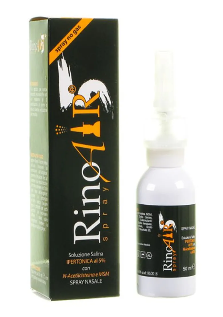 Rinoair 5% spray nasale no gas ipertonico con acetilcisteina 50 ml