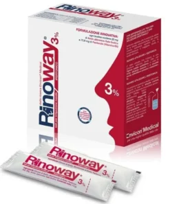 Rinoway 3% Sali Ipertonici per Irrigazione nasale 60 bustine