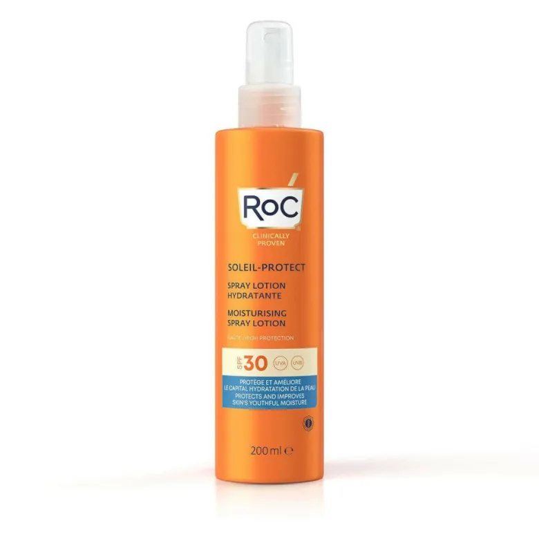 Roc Lozione Spray Solare Corpo Idratante SPF30 200ml