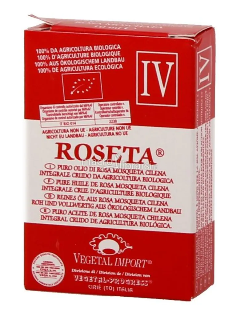 Roseta olio di Rosa usato nei trattamenti dermatologici antiestetichi 10ml