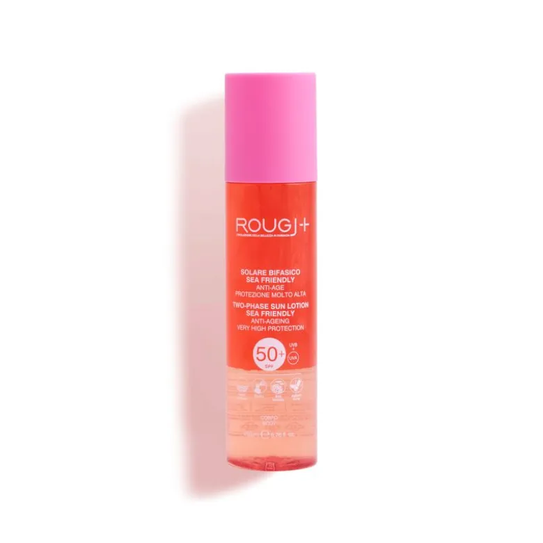 Rougj Solare Bifasico SPF50 Protezione Corpo Molto Alta Anti-age spray 200ml