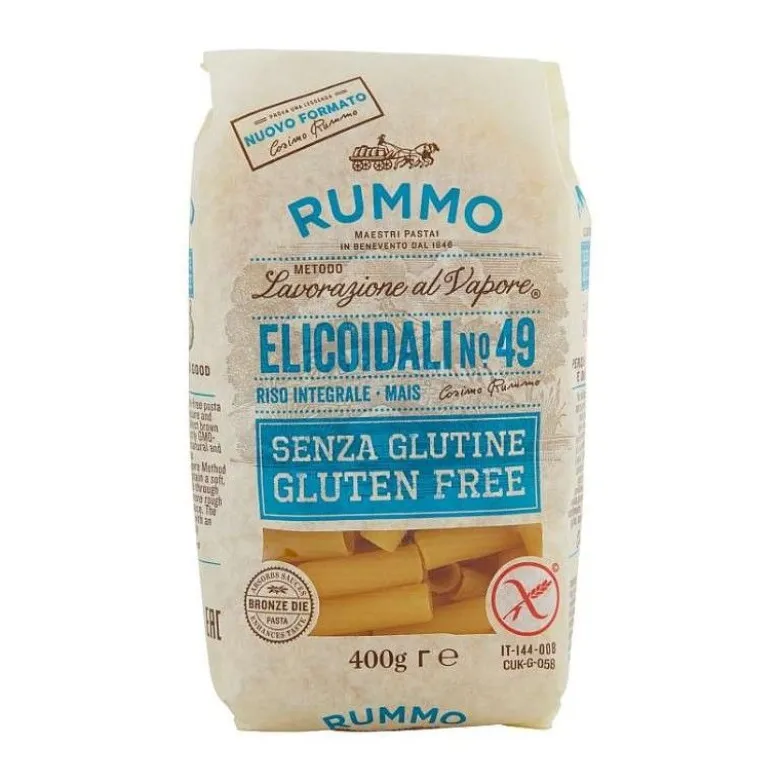 Rummo Elicoidali n.49 di riso integrale e mais senza glutine 400g