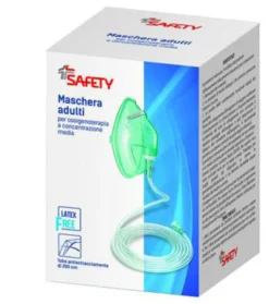 Safety Maschera Per Ossigenoterapia Con Tubo