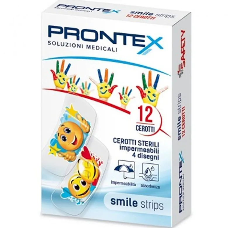 Safety Prontex Smile Strips 12 Cerotti