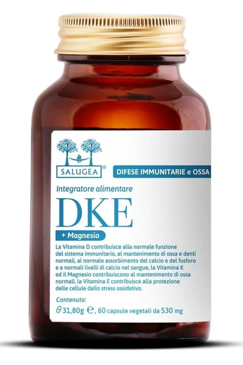 Salugea DKE + Magnesio 60 Capsule - Integratore Vitaminico
