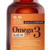 Salugea Integratore di Omega 3 Krill Oil antartico di Qualità Superiore 60 perle