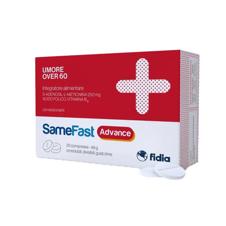Samefast Advance 20 compresse orosolibili gusto Lime