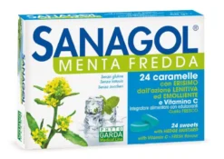 Sanagol Menta Fredda 24 caramelle