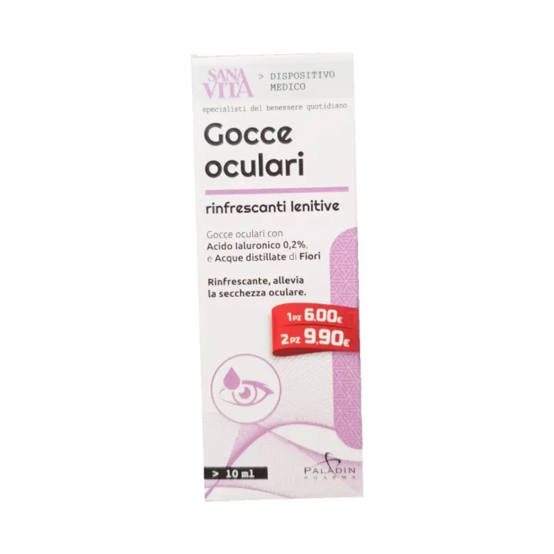 Sanavita Gocce Oculari rinfrescanti lenitive 10ml