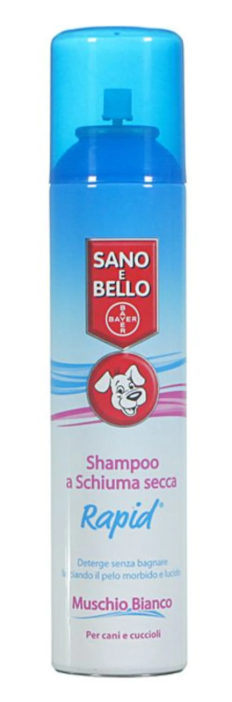 Sano e Bello shampoo a schiuma secca per cani 300ml