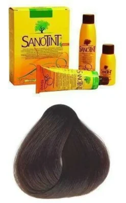 Sanotint Tinta per capelli fai da te al miglio dorato Sensitive 75 Castano Dorato