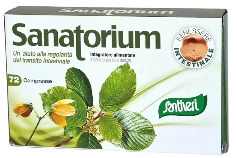 Santiveri Sanatorium utile per un regolare transito intestinale 72 compresse