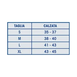 Sauber Sport Calza Unisex a Compressione colore Arancio-Bianco taglia M
