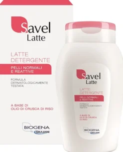 Savel Latte Detergente Ultra-Delicato a base di olio di crusca di riso 200 ml