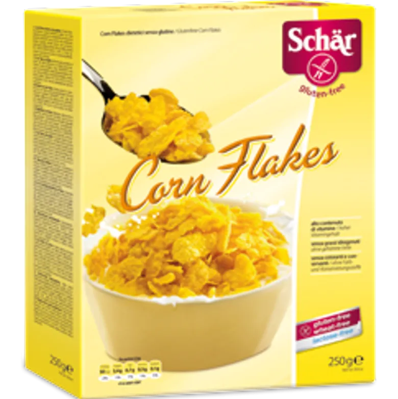 Schar Corn Flakes fiocchi di mais ricchi di vitamine senza glutine 250g