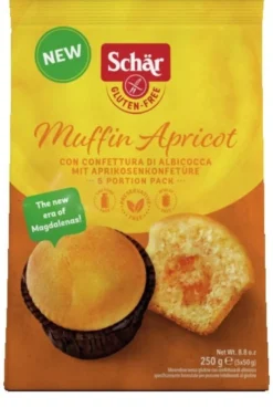 Schar Muffin Apricot 5 Pezzi da 50 g