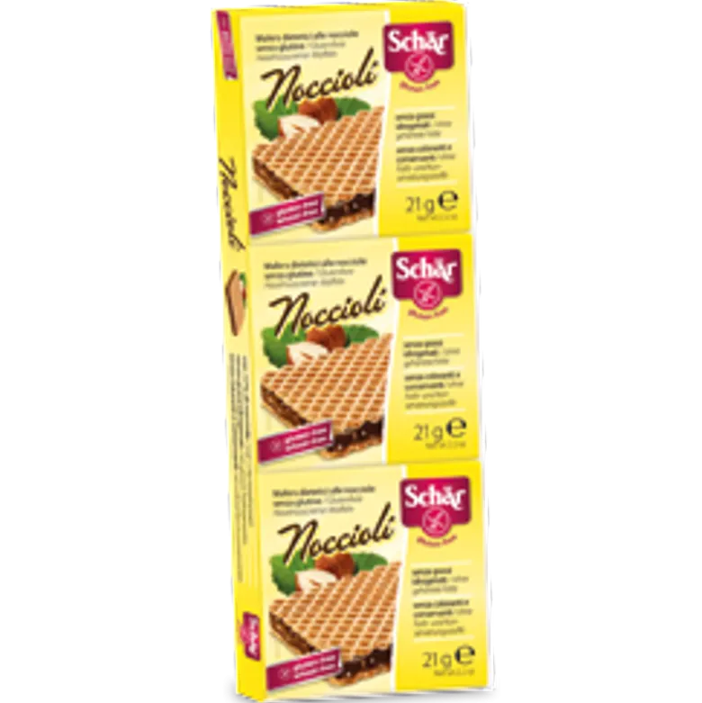 Schar Nocciolì wafers alle nocciole senza glutine 3x21g